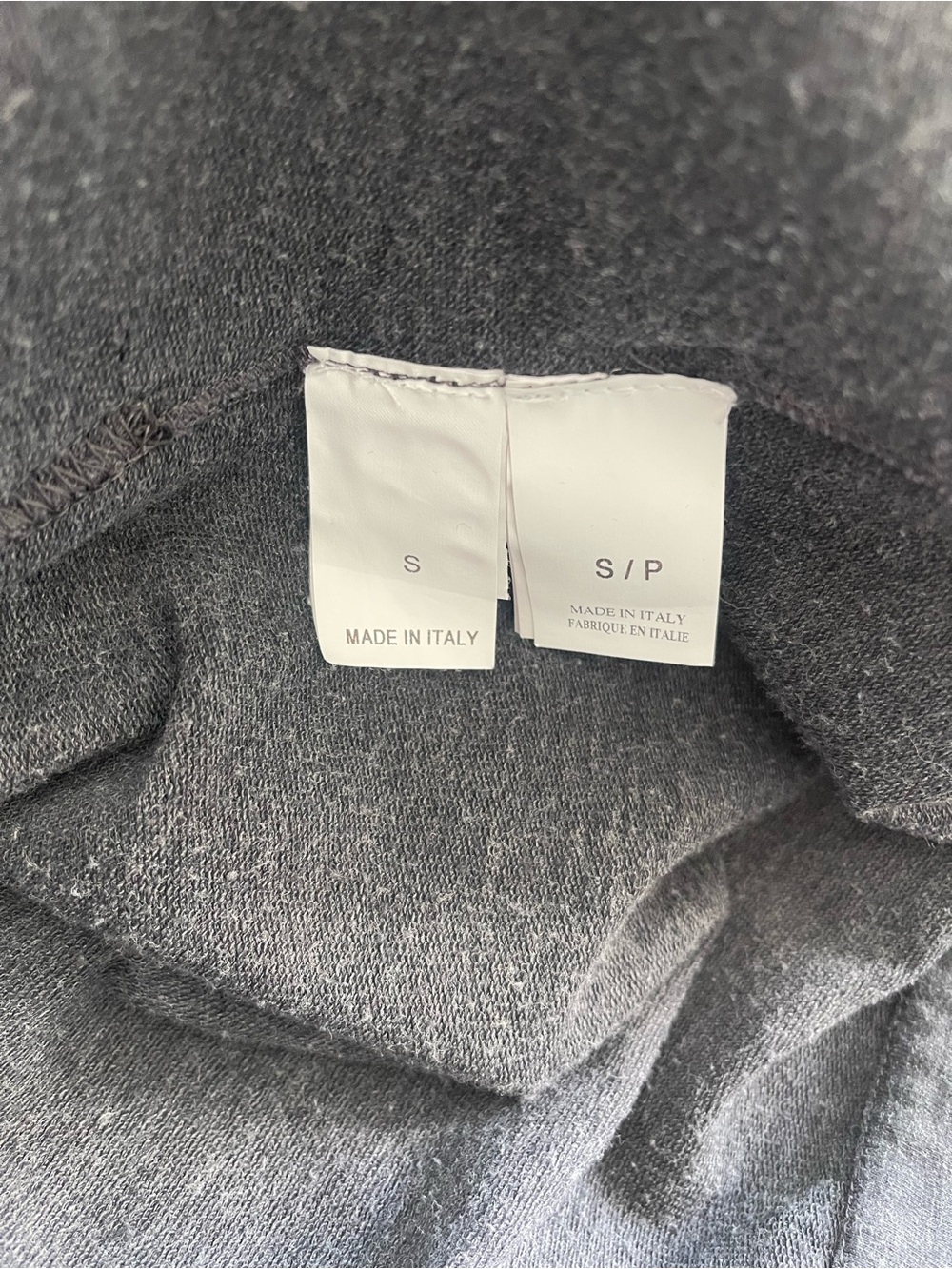 Brunello Cucinelli Grey Crewneck Sweater with White Trim and Embellished Detail - Picture 6 of 10